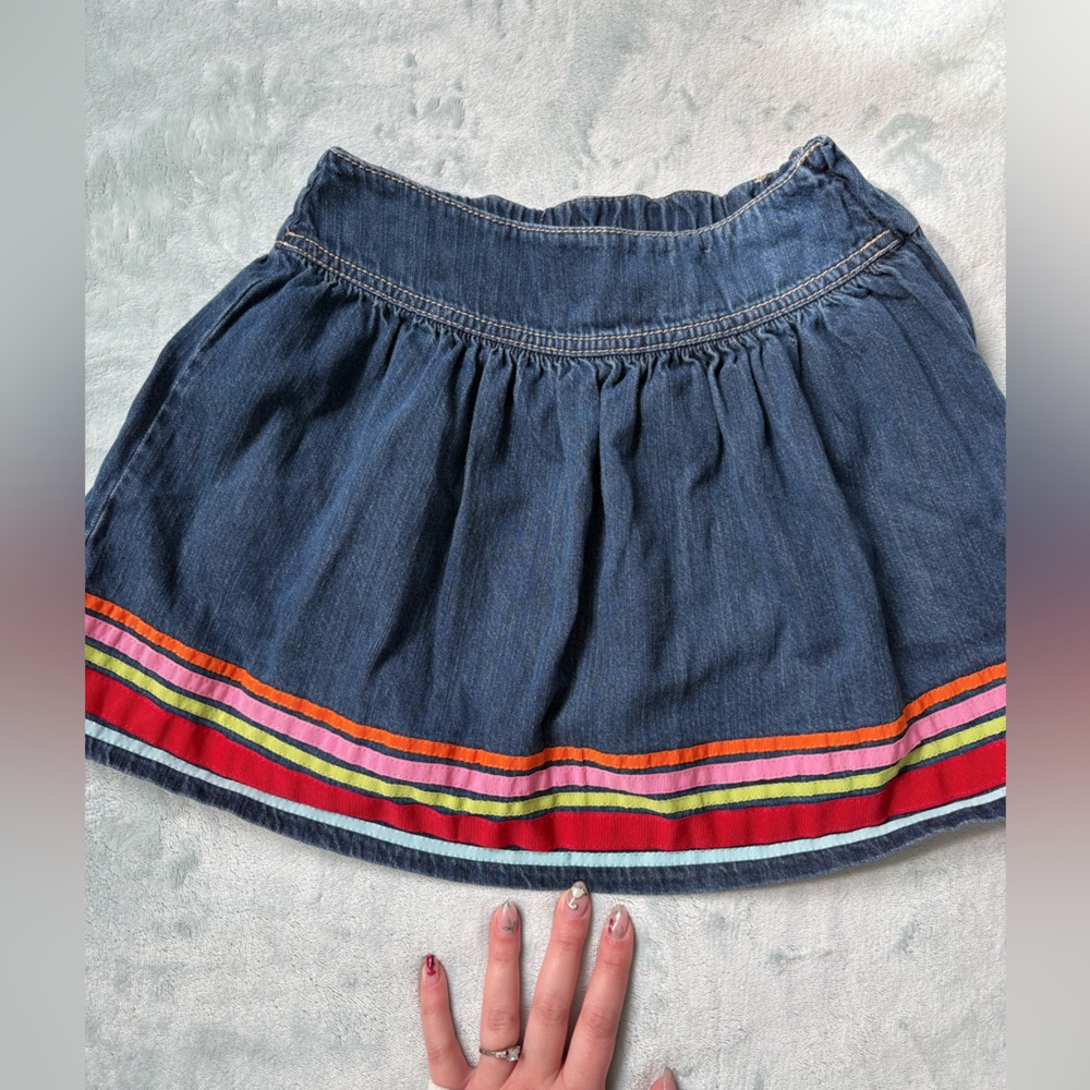 2011 Gymboree Denim Mini Bubble Skirt